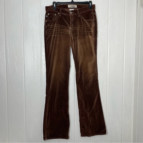 Z. Cavaricci Pants & Jumpsuits Vintage Z Cavaricci Brown Velvet